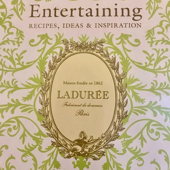 Ladurée Entertaining Book Entertaining Laduree RECIPES, IDEAS & INSPIRATION Book - Picture 3 of 3